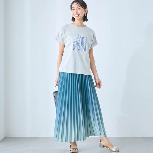 グラデーションプリントプリーツスカート(スタイルノート/StyleNote