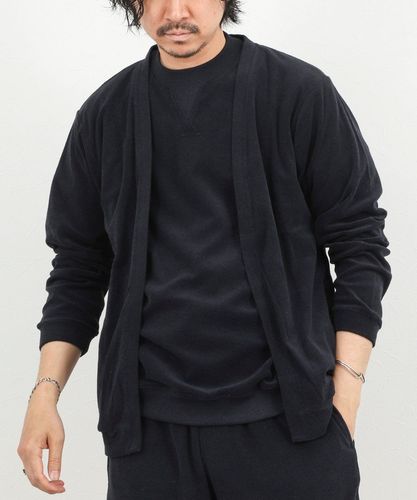 【美品】BATONER サマーニットカーディガン　ブラック BATONER/バトナー】SUMMER KNIT BUTTONLESS C/D 26SS / サマーニット