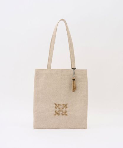 インド刺繍】ミニトートバッグ（RUZ1062221A0001）｜russet(ラシット