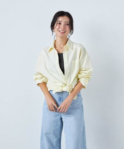 おもちです！✨ YANUK バックボタンシャツ ビッグシャツ 日本製 バックボタンシャツ | シャツ＆ブラウス | YANUK ONLINE STORE