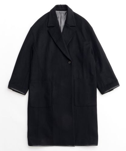 Lace Collar Tent Flare Trench Coat