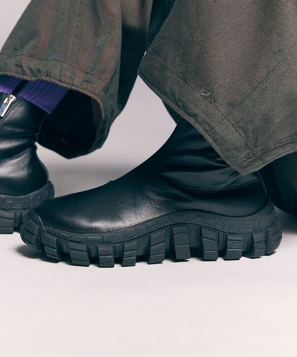 Special SHOES FACTORY COLLABORATION] Zip Heel Boots Made in Tokyo