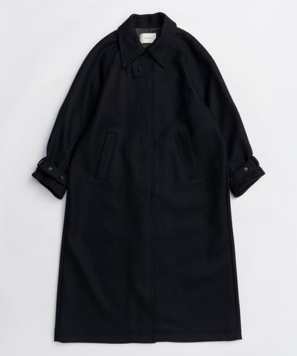 Lace Collar Tent Flare Trench Coat