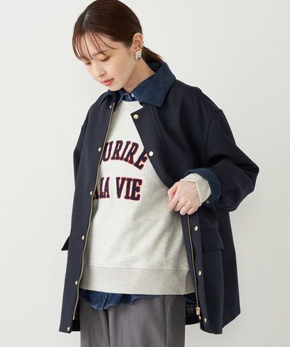 未使用級✨SHIPS トリプルクロス ノーカラー コート 38 紫 23ss トリプルクロス ノーカラー コート◇｜ SHIPS 公式サイト