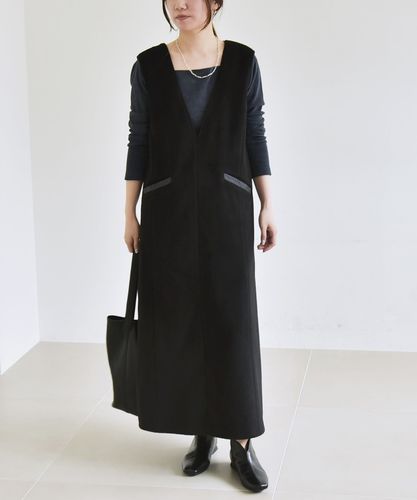 SHIPS別注】A PUPIL:〈洗濯機可能〉サテン ロング ワンピース｜ SHIPS