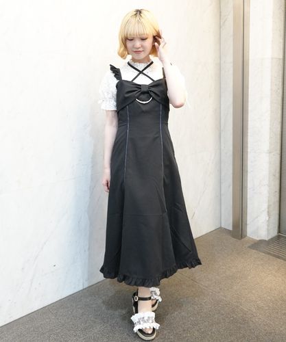 リボンデザインキャミワンピース | 大人衣料 | axes femme 公式