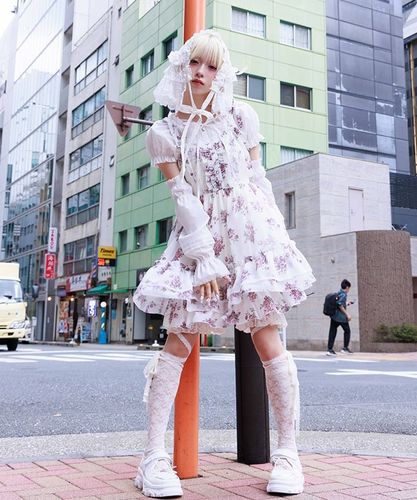 MARS ローズチェック柄 キャミチュニック／トップス ピンク薔薇柄 MARS