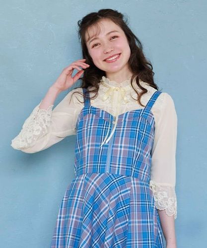 プチローズ×リボンレースブラウス | axes femme | axes femme