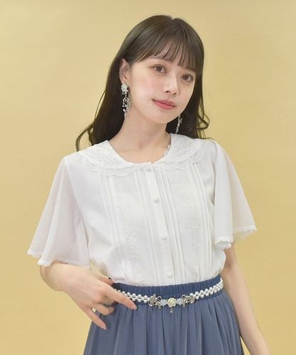 美品 mima 刺繍ブラウス 美品 mima 刺繍ブラウス