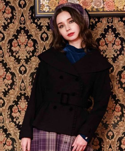 セーラーカラーフレアジャケット【期間限定価格】 | outlet