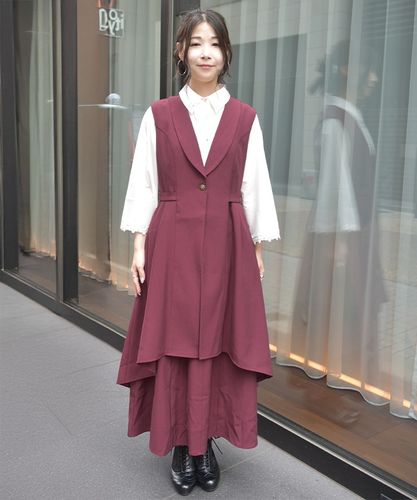 OZZONESTE フリル ロングカーデ フィッシュテール オッズオネスト 楽天市場】OZZ ONESTE / フード付きベロア着物袖ロング
