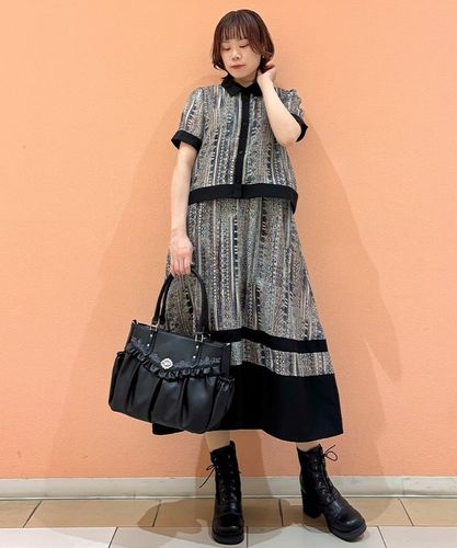 シャツ重ね風ワンピース | purple label | axes femme 公式オンライン