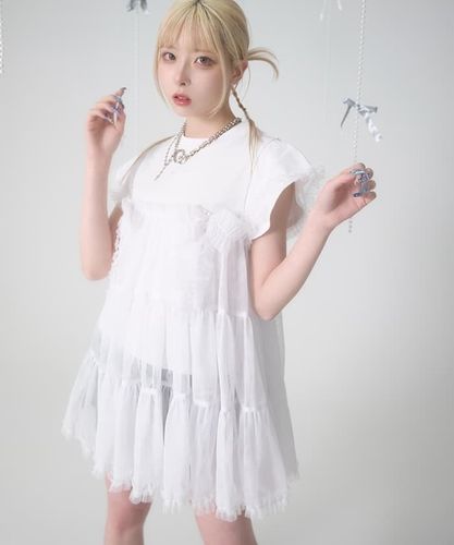 アクシーズファム　Fickle Bebe チュールスウィッチトップス チュールスウィッチトップス | FICKLE BEBE