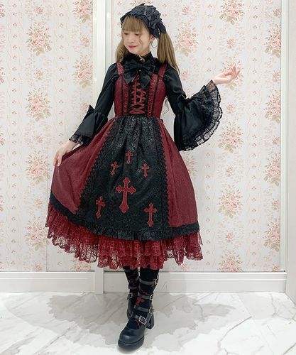 値下げ♡新品♡chalmiere♡クロスモチーフジャンスカ ハロウィン コスプレ LD341X06C_4e88199274e86f242868