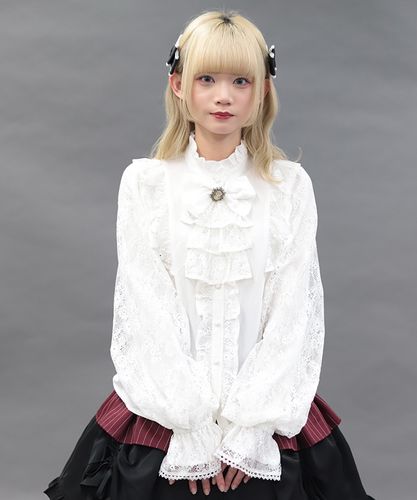 クラシカルレーシーブラウス | Chalmiere | axes femme 公式オンライン