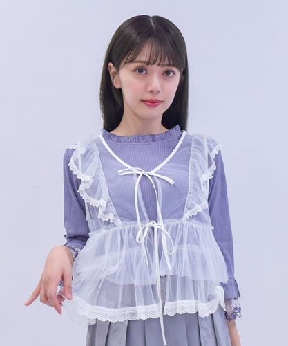 polaura クロスチュールビスチェ OA42X01_c1f308c6d247ce04521f18