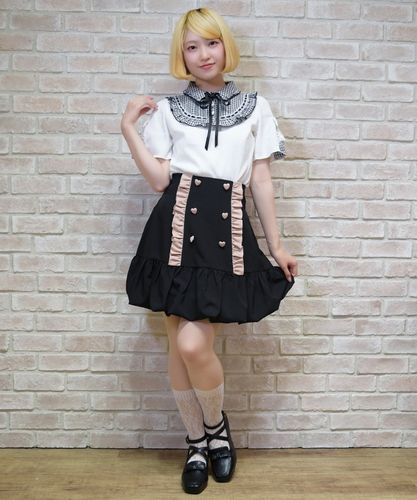ハイウエストバルーンミニスカート | axes femme 公式オンライン