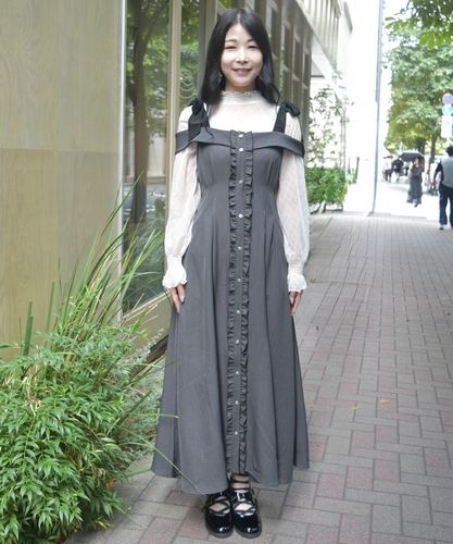 ショルダーリボンワンピース | axes femme online shop