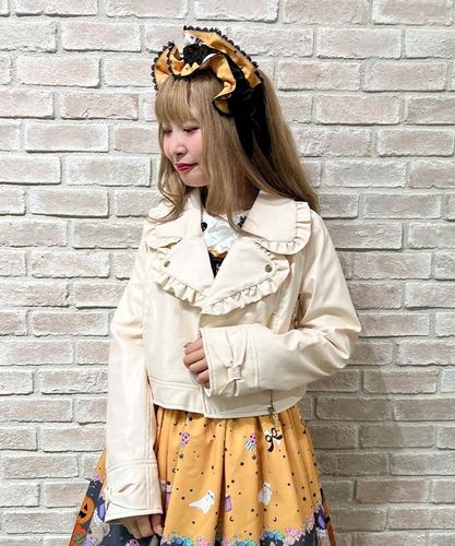 axes femme Kawaiiフリル合皮ライダース【新品未使用】 TS413X03S_0fcc9bdae8d709332837