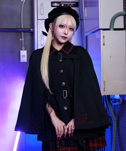 axes ホワイト ポンチョ・ケープコート ダブルボタンケープコート｜アクシーズファムの通販｜&mall