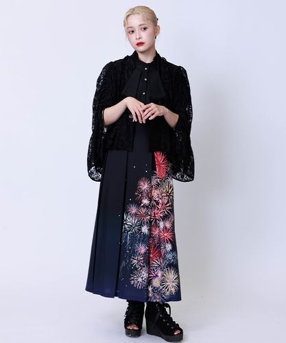 花火柄タックスカート | axes femme | axes femme online shop