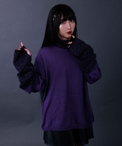 麻の葉文様タートルニット | outlet | axes femme online shop