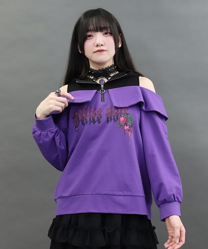 ポイズンベリー肩あきパーカー | axes femme 公式オンラインショップ