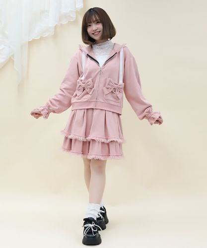 ドットチュール使いパーカー | axes femme online shop