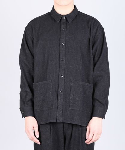 限定値下げ！ シシクイ　shishikui WOOL JAK NAVY Mサイズ シシクイ the shishikui WOOL JAK /ネイビー Mサイズ