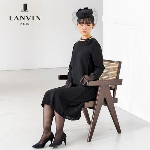 アールビバン　版画　BLACK DRESS マニャ子 ランバンノワール｜ブラックフォーマル(0701232)9号・ブラック｜東京