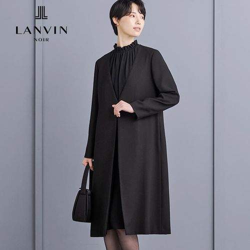 未使用 LANVIN NOIR フリル襟フォーマルジャケット 未使用 LANVIN NOIR フリル襟フォーマルジャケット