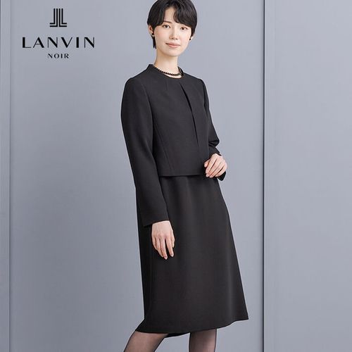 【LANVIN】ブラックフォーマル　ジャケット　喪服　大きいサイズ　44 nazy802_f.jpg