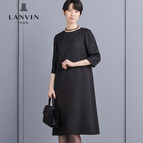 【LANVIN】ブラックフォーマル　ジャケット　喪服　大きいサイズ　44 ランバンノワール｜ブラックフォーマル(0703434)11号・ブラック