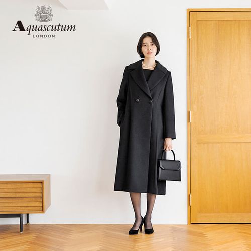 なおたん　TOKYOSOIR　東京ソワール　コート　アンゴラ混 フォーマルコート(1009410)M・ブラック｜東京ソワール公式