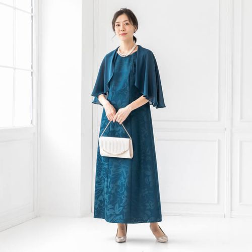 【極美品】東京ソワール　Apploberry　ロングワンピース　13号 ワンピース(1401206)13号・ブラック｜東京ソワールオンラインストア