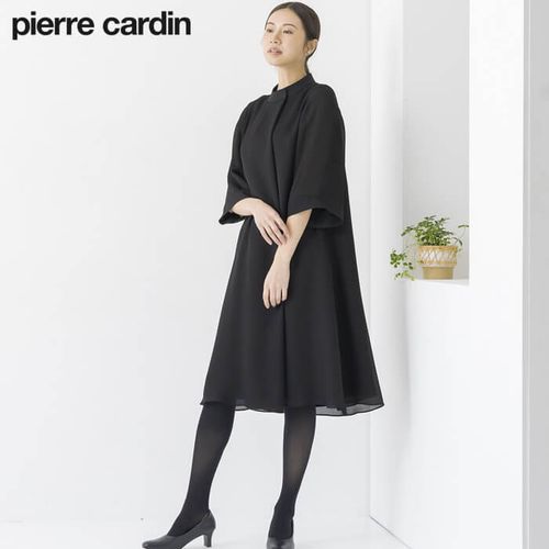 ＊美品【pierre cardin】ブラックフォーマル　ジャケット　ワンピース７ ブラックフォーマル(1903310)9号・ブラック｜フォーマルメッセージ