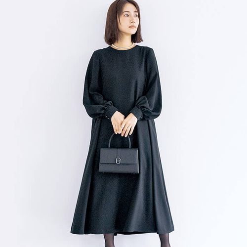 【美品 大きいサイズ】SOIR PERLE 東京ソワール ブラックフォーマル ソワールペルル】ブラックフォーマル アンサンブル(0103607)9号