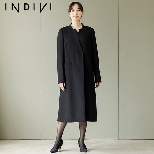 キャピタル リネンロングコート 黒 麻 春物 KAPITAL ブラック 日本製 MERAKI ノーカラーコート コート チュールポケットロングコート