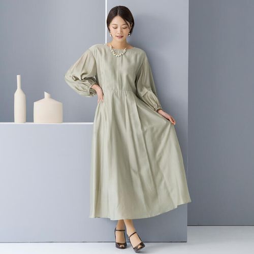 結婚式用ワンピース(4501792)9号・ライトグリーン｜フォーマル