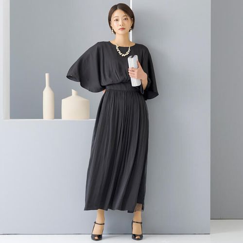 クリーニング済み フォーマル 結婚式 ワンピース 結婚式用ワンピース(4501793)11号・ネイビー｜フォーマルメッセージ