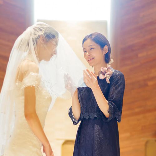 WEB限定｜結婚式用ワンピース(4521220)9号・ネイビー｜東京