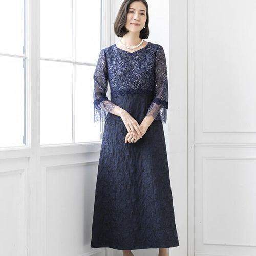 美品✨東京ソワール他 マザーズドレス　ミモレ　セットアップ　9号　結婚式 美品✨東京ソワール他 マザーズドレス ミモレ セットアップ 9号