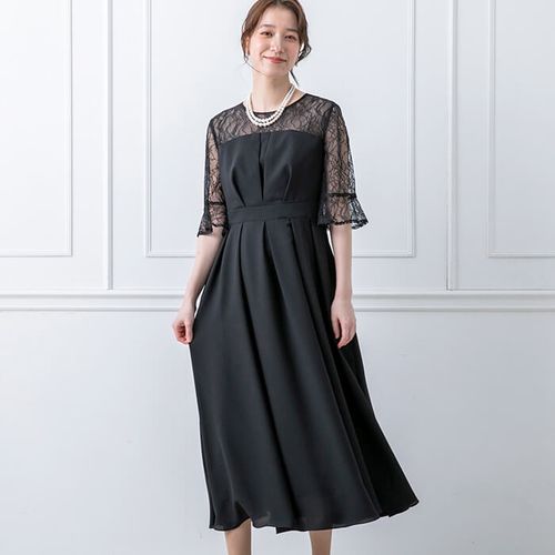 ELLE フォーマルワンピース 薄紫 4601667_949971f77230f18442bd32