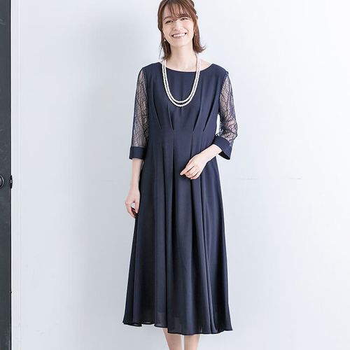 [CHANTEZ MOI]シャンテモア ロングワンピーススーツ 紺13号 結婚式 CHANTEZ MOI]シャンテモア ロングワンピーススーツ 紺13号 結婚