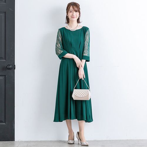 ツバメエモーショナルドレッシーズ 東京ソワール ケープ付マキシ