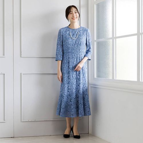 【MIMISOL】マメール　総柄ワンピースドレス　140ｃｍ　定価128700円 MIMISOL】マメール 総柄ワンピースドレス 140cm 【公式通販】