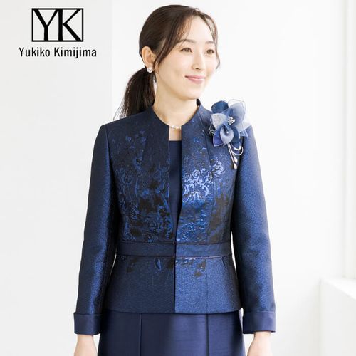 【極美品】TO BE CHIC 華やかラメ ジャケット フリンジ 飾りボタン L 洗練された印象のラメツイードジャケット 9号・チドリ｜東京ソワール