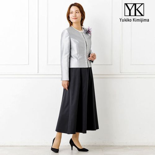 ユキコキミジマ】ジャケット(4810205)9号・グレー｜東京