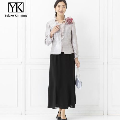 東京ソワール Yukiko Kimijima ノーカラージャケットスーツ 楽天市場】フォーマル ジャケット レディース 婦人 女性 東京