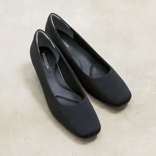 プチソワール　フォーマ パンプス ローヒールのフォーマルパンプス（S） S‐22.5cm・ブラック｜東京
